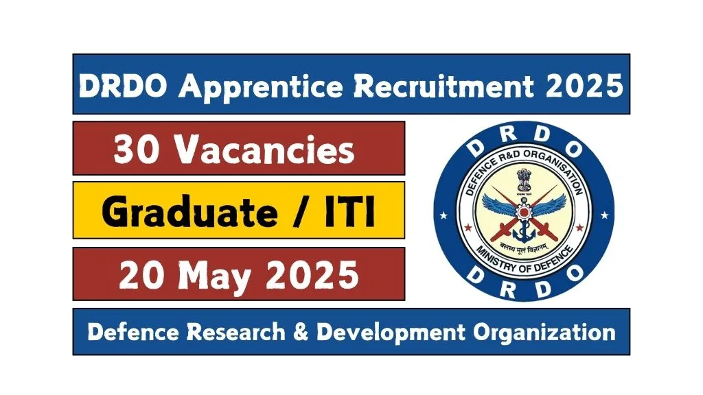 DRDO Apprentice Recruitment 2025